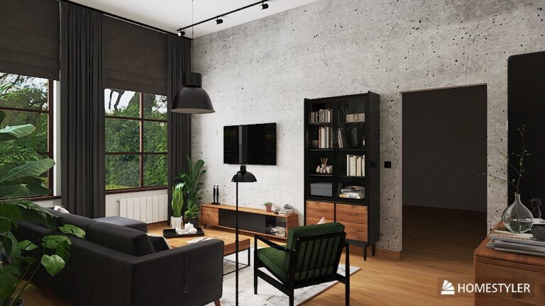 Salon z charakterem – surowy, naturalny, pełen życia