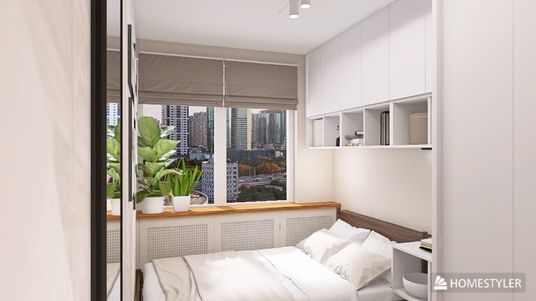 Sypialnia, w której wszystko ma swoje miejsce